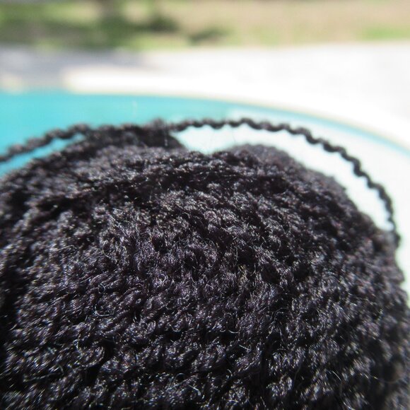 Lot of 5 Skeins VTG Reynolds Kitten Yarn, Acrylic Paloma II Black from Belgium - Picture 8 of 12